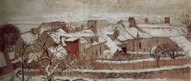 Winter, Camille Pissarro